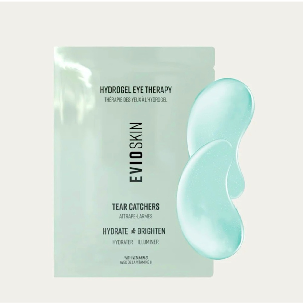 New - EVIO Skin - Tear Catchers Hydrogel Hydrate & Brighten Eye Therapy - 6 pair